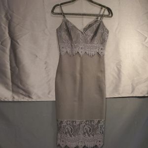 Leith Black Lace Dress-Small/Medium-Stretches